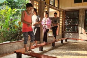 3 day Yoga and Meditation Retreat in Chiang Mai - Day 2 morning structure: mindfulness, yoga, breakfast, and a long reset window
