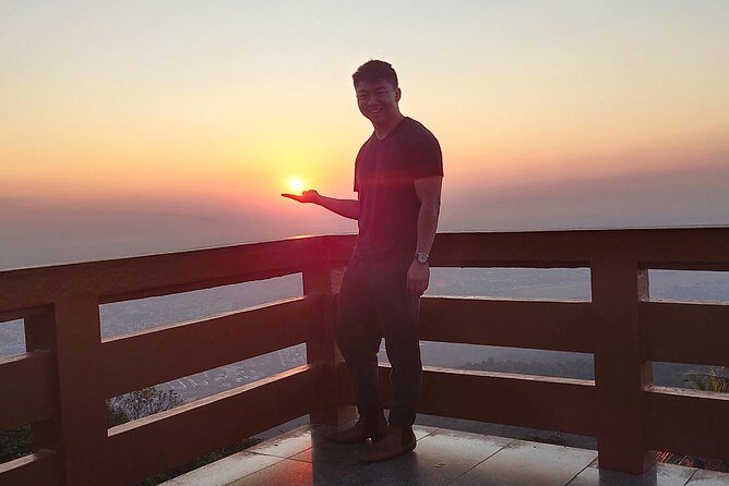A must: Serene Sunrise, temple at dawn to beat the crowd & Alms to monks - Wat U-Mong: a quieter change of pace