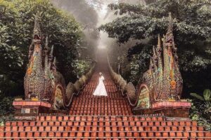 Chiang Mai Doi Suthep Temple and Sticky Waterfall Tour (Private & All-Inclusive) - Wat Phra That Doi Suthep: blessing, wrist tying, and hilltop altitude
