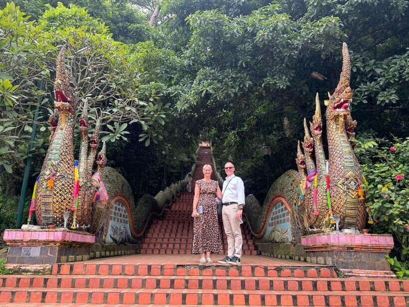 Chiang Mai: Elephant Sanctuary, Monk Trail & Doi Suthep Tour - Thai lunch after elephants: what’s included and what to watch