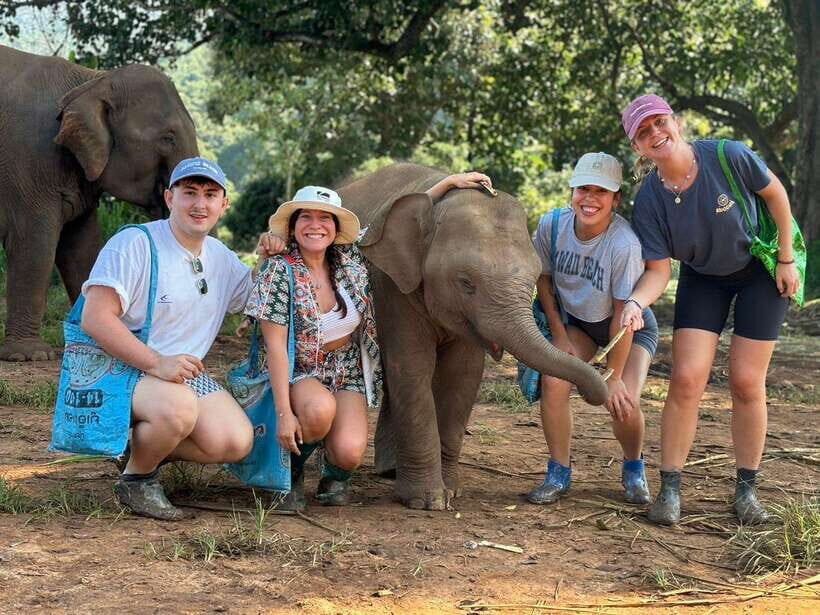 Chiang Mai: Elephant Sanctuary, Waterfall & Bamboo Rafting - Getting from downtown: pickup, drive views, and getting oriented