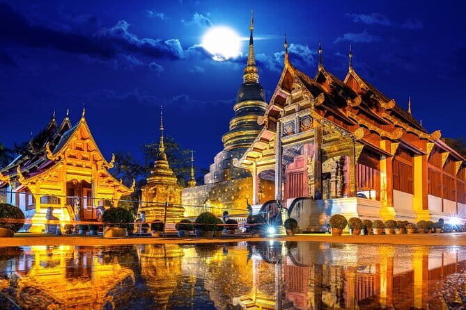 Chiang Mai Temples and Market Tuk Tuk Night Tour - Route overview: where you start and where the evening ends