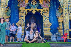 Chiang Rai White Blue Red Temples with Hot Spring from Chaing Mai - Wat Rong Khun (White Temple): mirrored symbolism you’ll notice more with context