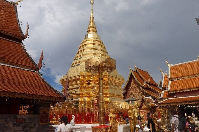 Half Day Morning Wat Pha Lat & Wat Phra That Doi Suthep Tour - Wat Phra That Doi Suthep: 306 Steps to Golden Relic Glory