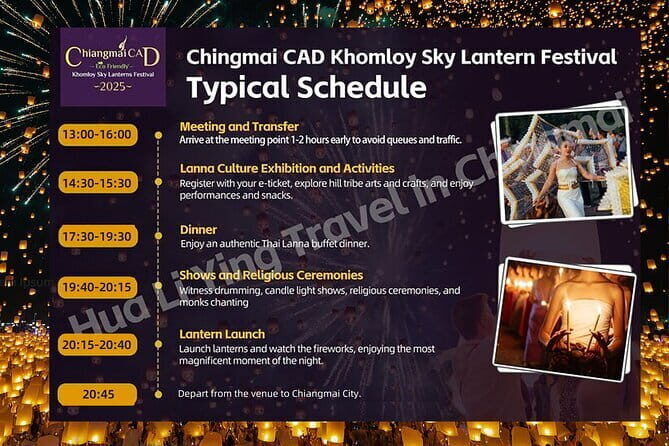 Official Ticket: 2026 Chiang Mai CAD Yi Peng Sky Lantern Festival - Price and value: what the $189 ticket really buys