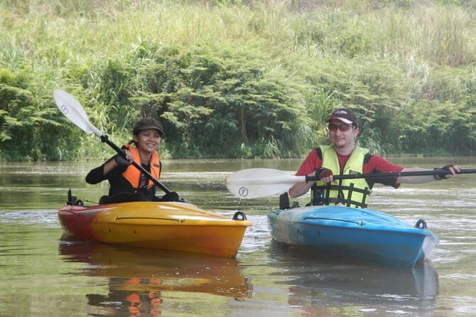 Safety whitewater rafting in Chiangmai by Khampan Rafting - Elephant Sanctuary views from the raft: the “why this trip is different” moment
