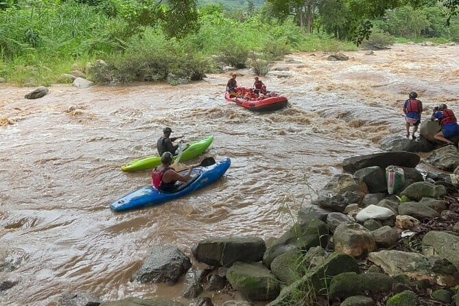 Safety whitewater rafting in Chiangmai by Khampan Rafting - The 1:30 pm start and how the trip actually plays out