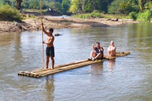 Secret Waterfall and Bamboo Rafting from Chiang Mai - Secret waterfall stop: swim time and a tea-and-snacks break