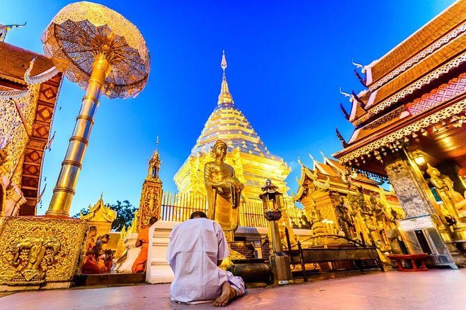 The Best City Tour View Points Wat Doi Suthep, Wat Chedi Luang and Wat Pha Lat - Pickup, Air-Conditioned Vans, and Timing in Chiang Mai Heat